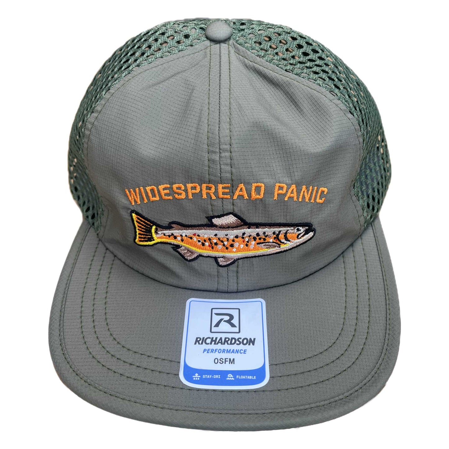 Trout Hat on a Richardson Performance Hat