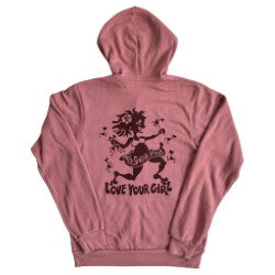 Lady Note Eater Hoodie "Love Your Girl"
