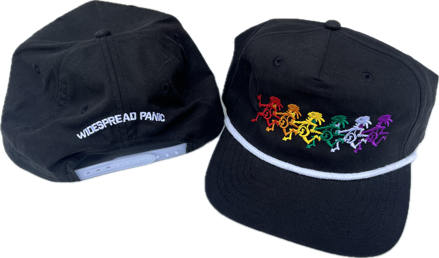 Dancing Note Eater Rope Hat - Black