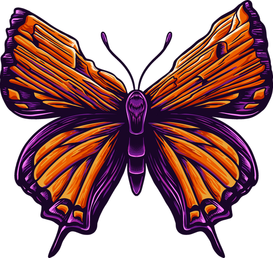 Red Rocks Butterfly Sticker