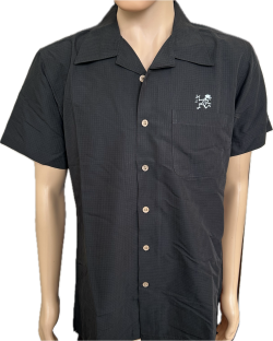 Black Note Eater Camp Shirt