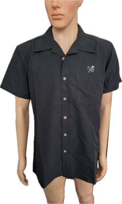 Black Note Eater Camp Shirt