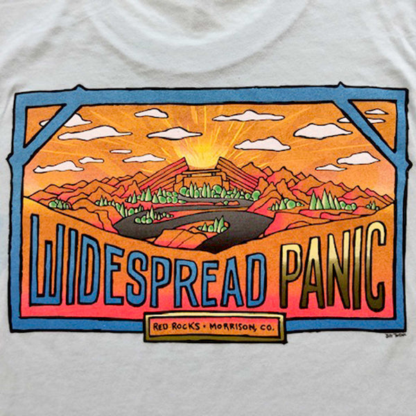 Red Rocks Sunset T-Shirt – Widespread Merchandise