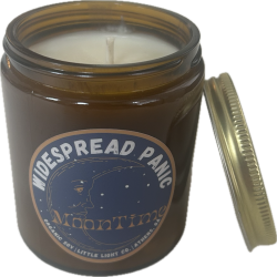 Widespread Panic Moontime Organic Soy Candle in Amber Glass