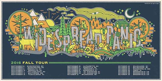An image of the Official 2016 Fall Tour Poster