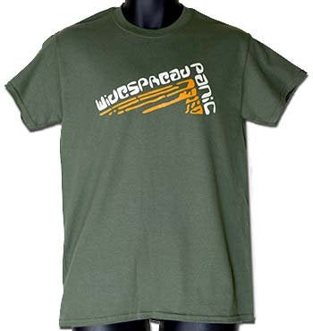 Widespread Panic Official Red Rock Short Sleeve Tee (Military Green - M)