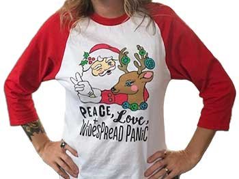 Official Widespread Panic Santa Tee (Red - XX)